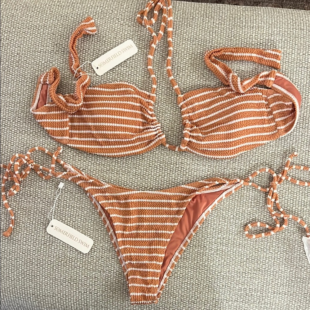Sommerfield Swim Striped Bikini Set - Tulum Nautique